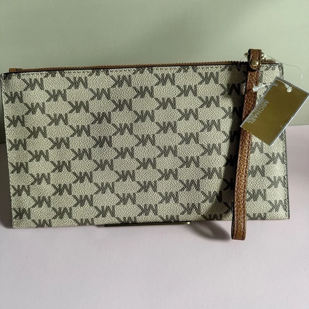 Michael Kors Monogrammed Wristlet - Picture 6 of 8